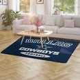 thumbnail image 3 of Football Cowboys Soft Comfy Area Rugs Carpet Suitable Flannel for Living Room Kitchen Bedroom Laundry Room Home Decorations, 3 of 7