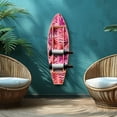 thumbnail image 2 of American Art Decor Tipsy Tropical Surfboard Wine Rack - 8" x 25.5" x 7.5", 2 of 7
