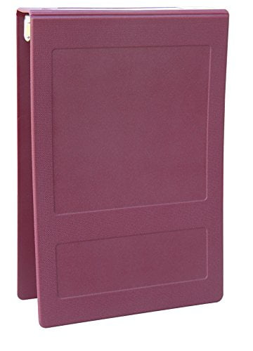 Omnimed  Flip 3 Ring Open Poly Binder, Burgundy, 1"