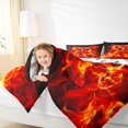 thumbnail image 4 of Manfei Cartoon Console Full Size Comforter Sets,Modern Video Game Bedding Comforter Set,Red Black Bedding Sets For Boys Teens,Super Cozy Room Decor Reversible,3 Pieces, 4 of 8