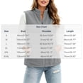 thumbnail image 3 of Enjoytime Fleece Vest for Women Stand Collar Sleeveless Zip Up Gilet Plus Size Lightweight Casual Warm Jacket with Pockets, 3 of 7