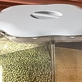 thumbnail image 5 of Grains Rice Rotating Bucket Grains Separate Storage Box Rotating Rice Bucket Food Grade Household Bean Storage  Large 6.5kg White, 5 of 5