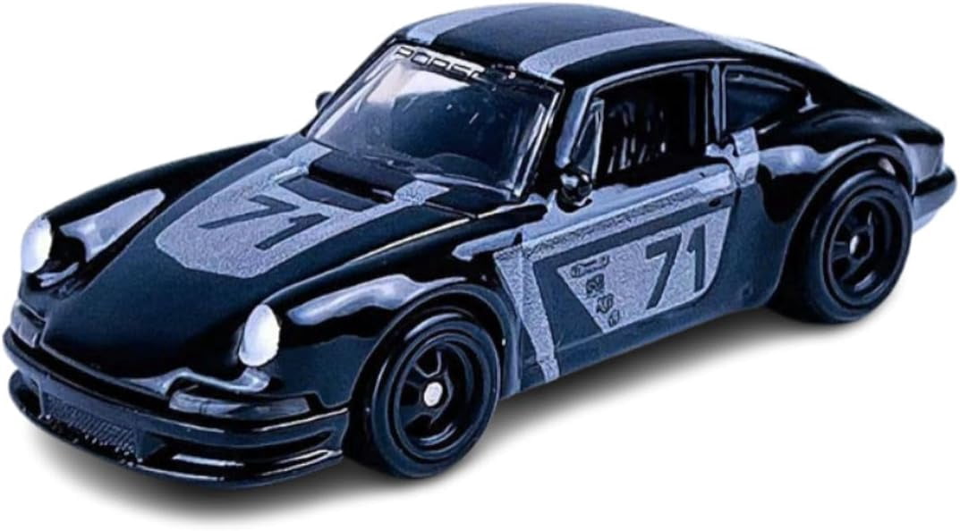 Hot Wheels Premium '71 Porsche 911 Chase Die-Cast Car, Car Culture Exotic Envy, Real Riders, Metal/Metal, 0/5