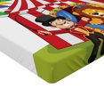 thumbnail image 2 of Ambesonne Cartoon Fitted Sheet, Lion Jumping Ring, Twin Size, Multicolor, 2 of 3