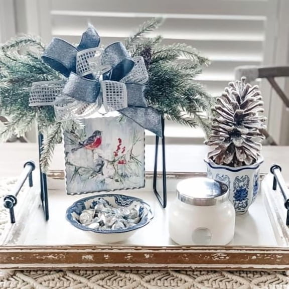 The Round Top Collection - Gallery Art Stand, White - Metal