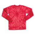 thumbnail image 1 of Dyenomite 240CY Tee-Shirt Cyclone à Manches Longues 100 % Coton pour Femmes, Rouge - 3TG, 1 of 1