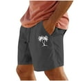 thumbnail image 2 of Runfenguu Running Shorts, Muay Thai Shorts Men Men Casual Fashion Print Lining Shorts With Pockets Elastic Waist Beach Pants Summer Dress With Shorts, 2 of 4