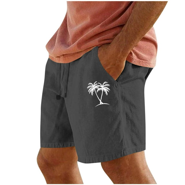 Pantalones Cortos para Hombre Cintura Elástica con Bolsillos Color Sólido Casual Cordón Suelto Pantalones Cortos de Ejercicio