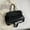 Black, variant on PU Leather Shoulder Bag For Women Vintage Wide Strap Crossbody Bag Large Capacity Alligator print Designer ladies Handbag Tote