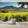 thumbnail image 7 of Wallpaper Napa Valley California Vineyard Winery Peel and Stick Wall Murals 100"H x 144"W Removable PVC Wall Paper Self-Adhesive Wall Paintings Art Decor for Bedroom Living Room, 7 of 7