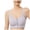 Light Purple, variant on Women's Front Closure Compression Wireless Bra No Underwire Full Coverage Bralette (Pink, M)