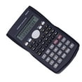 thumbnail image 2 of Calculadora científica Pantalla de dos líneas Cálculo de fracciones Apagado automático Calculadora de función de 12 bits para estudiantes Azul oscuro (cerca de negro), 2 of 10