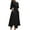 Black, variant on Women Summer Dress Denim Dress for Women Flowy Cute Jean Shirt Dresses Long Sleeves,Black XL