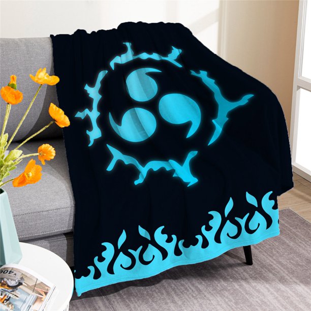 DejavYOU Naruto Shippuden Bed Blanket [RED, 45 x 60 inches] Anime