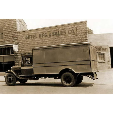 Giffel Manufacturing & Sales Company Delivery Truck- Fine Art Canvas Print (20