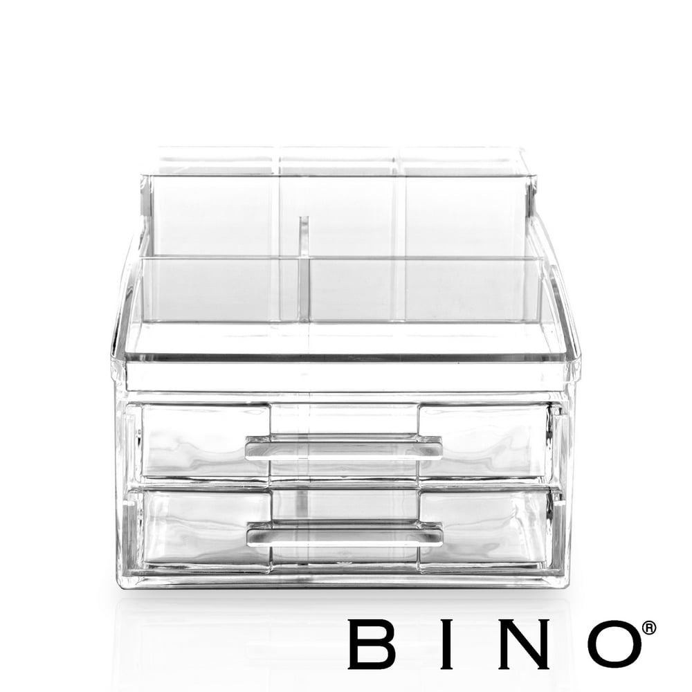 BINO The Free Spirit' 8 Compartment Acrylic Makeup and Jewelry