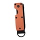 thumbnail image 5 of Organizador de llaves minimalista para coche, con clip para cinturón, para guardar de 2 a 6 llaves. Naranja, 5 of 9