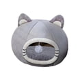 thumbnail image 4 of Tachiuwa Comfortable Cat Bed with Hanging Toy Washable Removable Cushion, Kennel Warm Non L, 4 of 9