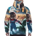 thumbnail image 6 of Lsque Chucky Pattern Casual Men's Hoodie,Hooded Sweatshirt with Kangaroo Pocket,Pullover Hoodie-4X-Large, 6 of 8