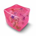 thumbnail image 2 of Pink Squishy Squeeze Cube Toy with Seashell Design, 1-Pack, Pink, for Kids and Adults, Relaxation Toy, 2 of 3