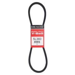 

Mitsuboshi Mitsuboshi - 5L360A - FHP 5L360 General Utility V-Belt 0.63 in. W x 36 in. L For Fractional Horsepower Motors
