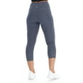 thumbnail image 4 of Women's Active High Waist 7/8 Length Legging With Striped Sheer Mesh & Pockets, 4 of 4