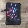 thumbnail image 3 of Star Wars Wallet, Zip Clutch, Darth Vader Brush Stroke Pose Black, Canvas, 3 of 5