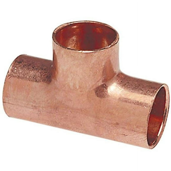 Nibco 611RR1341 1 x 34 x 1 in. Wrot Brass Reducing Coupling Tee