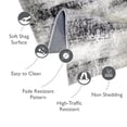 thumbnail image 3 of 594598 Zielle Soft Shag Painterly Modern Rug Gray Area Rug Rectangle 5'3" x 7'7", 3 of 9