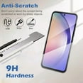 thumbnail image 3 of iuhds【3 Pack Privacy Screen Protector for samsung galaxy A54 5G 9H Tempered Glass Anti-Spy Private Film Compatible for Samsung A54 5G Case Friendly, 3 of 7