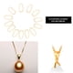 thumbnail image 3 of 300 unids/bolsa conector colgante Clips de pellizco cierres resultados de joyería a presión fianzas de aleación (oro), 3 of 5