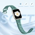 thumbnail image 3 of Correa de reloj Odbeai, bonita correa de silicona grabada con estampado floral, paquete de 6 unidades, para mujer, 3 of 8