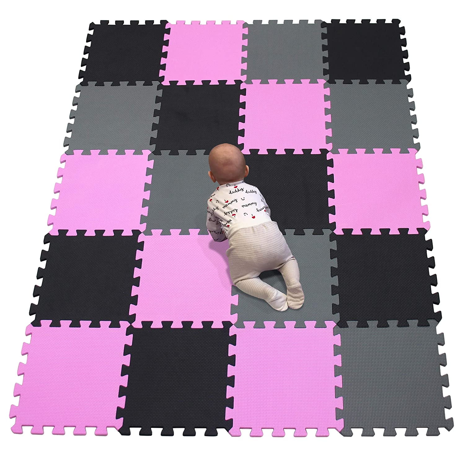 Foam Play Mat Thick Soft EVA Interlocking Foam Floor Mats Children Yoga