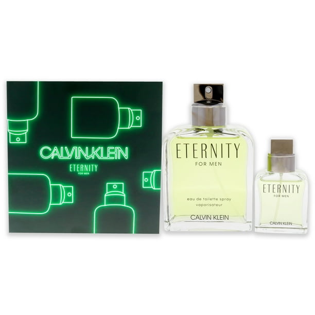 Calvin Klein Eternity Cologne Giftset for Men (2PC)  oz EDT + 1 oz EDT  