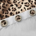 thumbnail image 4 of Homewish Leopard Cheetah Print Curtains Pack of 2 (42x84 Each) for Adult, Brown Polkadots Art Curtains Blackout, Fashion Wildlife Bedroom Curtains, Living Room Curtains Decor, 4 of 6