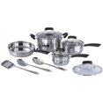 thumbnail image 2 of SPT 11 Piece Stainless Steel Cookware Set, Silver, 2 of 2