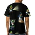 thumbnail image 6 of Dark Luigi's Mansion Moon Unisex Short-sleeve Shirt For Men Women Novelty 3D Print T-Shirt Soft Comfortable Tee Shirts, 6 of 7