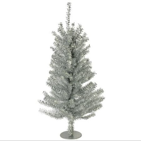 kurt adler 18 quot silver tinsel mini christmas tree walmart com kurt adler 18 quot silver tinsel mini christmas tree walmart com