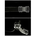 thumbnail image 4 of INSPIRE CHIC1Pair Non-Slip Clear Bra Straps Replacement Invisible Transparent Bra Shoulder Straps Clear-Clear Buckle Width: 1.0cm/ 3/8", 4 of 5