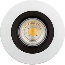 Perlglow 4" Round Two-Tone Smooth 15W ‎1100 Lumens 5CCT Recessed Light