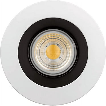 Perlglow 4" Round Two-Tone Smooth 15W ‎1100 Lumens 5CCT Recessed Light