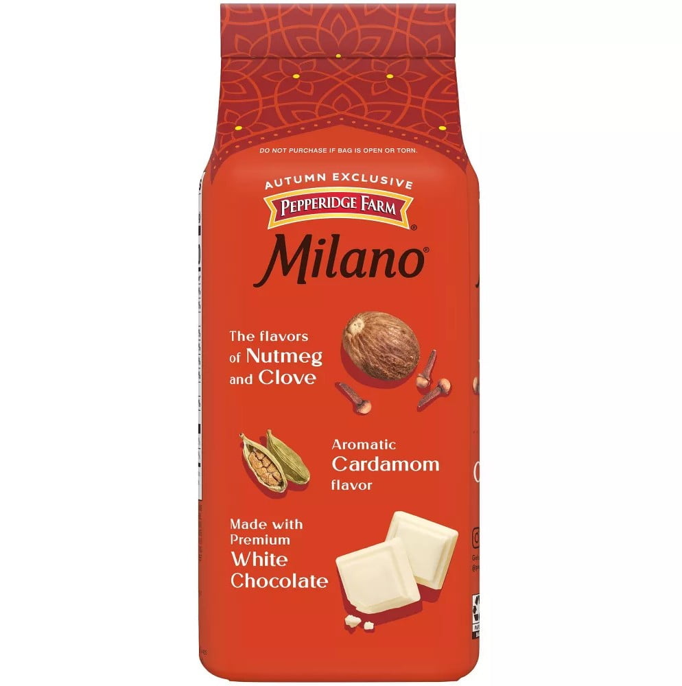Pepperidge Farm Milano Chai Latte White Chocolate Cookies, 5.6 Oz