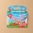 thumbnail image 5 of Libro mágico de pintura al agua, juguetes para niños, dibujos animados reutilizables, figuras de grafiti, juguetes para niños, juguetes educativos de acuarela, 5 of 5