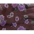 thumbnail image 4 of oneOone Georgette Viscose Wine Fabric Florals Dress Material Fabric Print Fabric By The Yard 42 Inch Wide, 4 of 4