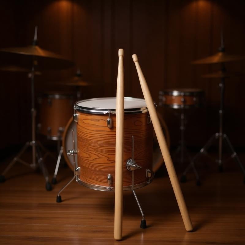 CEORPER Huge Drumsticks Large Drum Stick Wooden Musical Instrument Decoration