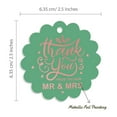 thumbnail image 6 of Inkdotpot Thank You From The New Wedding Bottle Tag Real Rose Gold Foil Favor Hang Tags Pack Of 100, 6 of 6