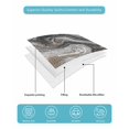 thumbnail image 5 of Black Marble Queen Size Down Alternative Comforter, Lightweight Comforter Quilt Bedding Set with Pillow Shams Retro Chic Abstract Mottled Texture Art All Seasons Bed Comforter Duvet Insert 90"x96", 5 of 7