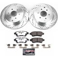 thumbnail image 3 of PowerStop Rear Z36 Truck & Tow Carbon-Fiber Ceramic Brake Pad and Drilled and Slotted Rotor Kit Fits: NISSAN Select Models K147-36, 3 of 9