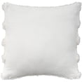 thumbnail image 2 of Nourison Faux Fur Knit Fx Fur Stripes Ivory 20" x 20" Throw Pillow, 2 of 5