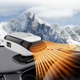 thumbnail image 1 of TOTOMOX Car Heater 12V Protable Car Heater 150W Car Heater Fan 2-In-1 Car Windshield Defroster Heater Windscreen Fan Compatible With Suv Cab Van Car(White,1 Pack), 1 of 14